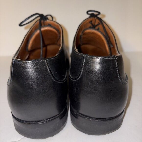 Wolf & Shepherd Shoes Men's Size 11 Cap Toe Oxford Dress Black Leather 9717 - Picture 6 of 12